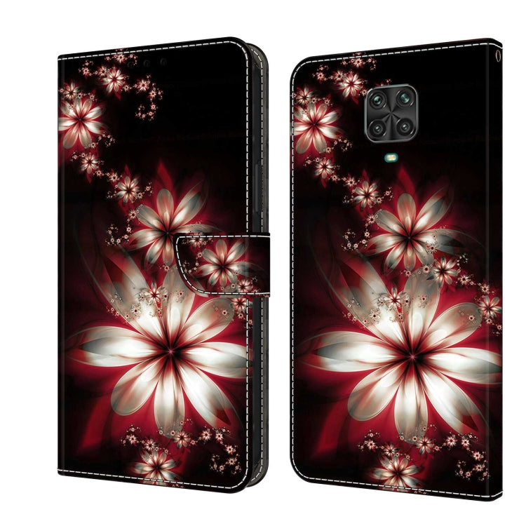 For Xiaomi Redmi Note 9 Pro Crystal 3D Shockproof Protective Leather Phone Case(Fantastic Flower) - free shipping - PMC TechLife - Order now!