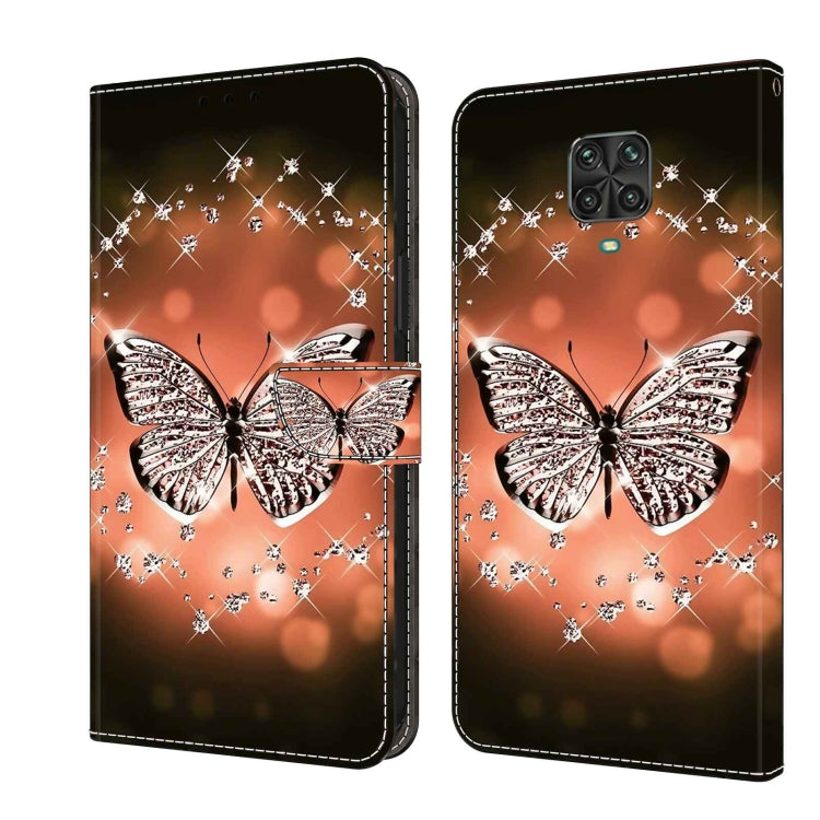 For Xiaomi Redmi Note 9 Pro Crystal 3D Shockproof Protective Leather Phone Case(Crystal Butterfly) - free shipping - PMC TechLife - Order now!