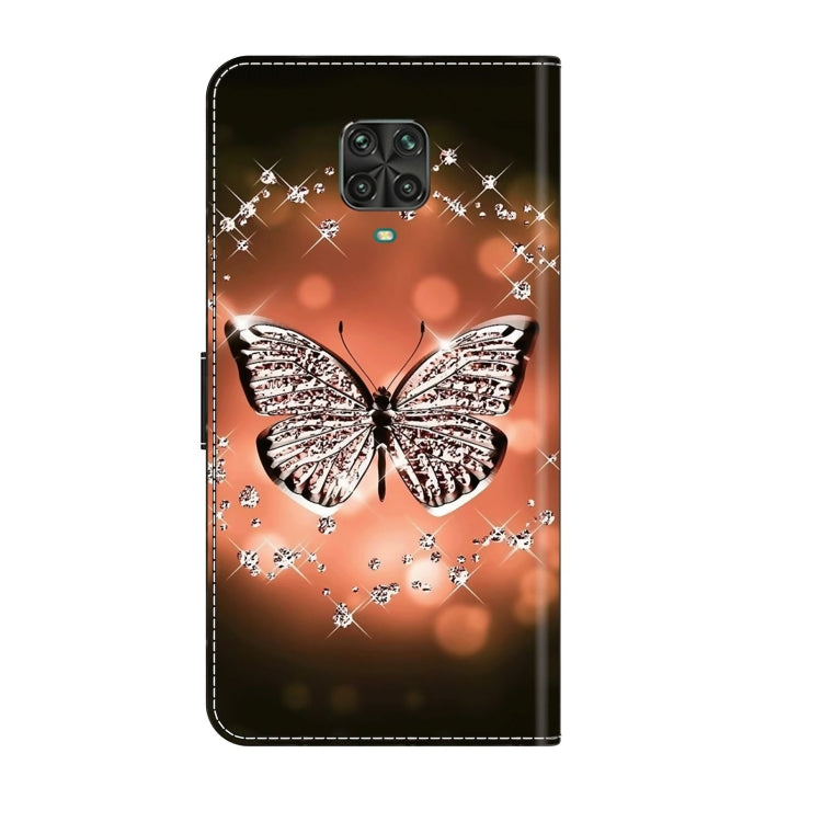 For Xiaomi Redmi Note 9 Pro Crystal 3D Shockproof Protective Leather Phone Case(Crystal Butterfly) - free shipping - PMC TechLife - Order now!