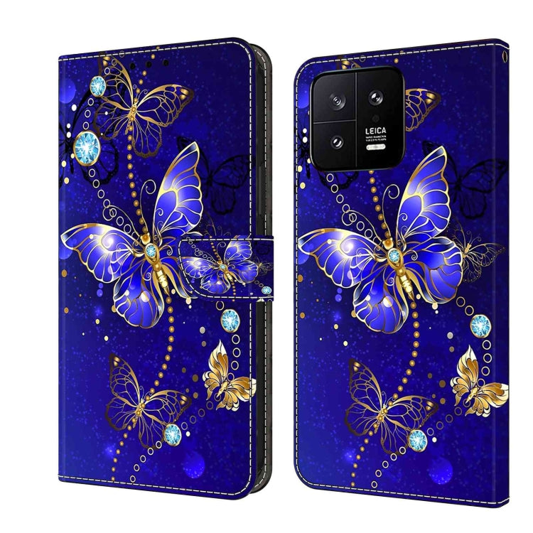 For Xiaomi 13 Crystal 3D Shockproof Protective Leather Phone Case(Diamond Butterfly) - free shipping - PMC TechLife - Order now!