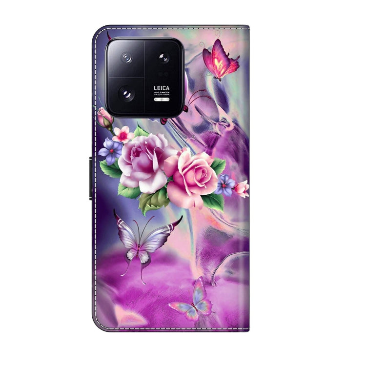 For Xiaomi 13 Pro Crystal 3D Shockproof Protective Leather Phone Case(Butterfly) - free shipping - PMC TechLife - Order now!