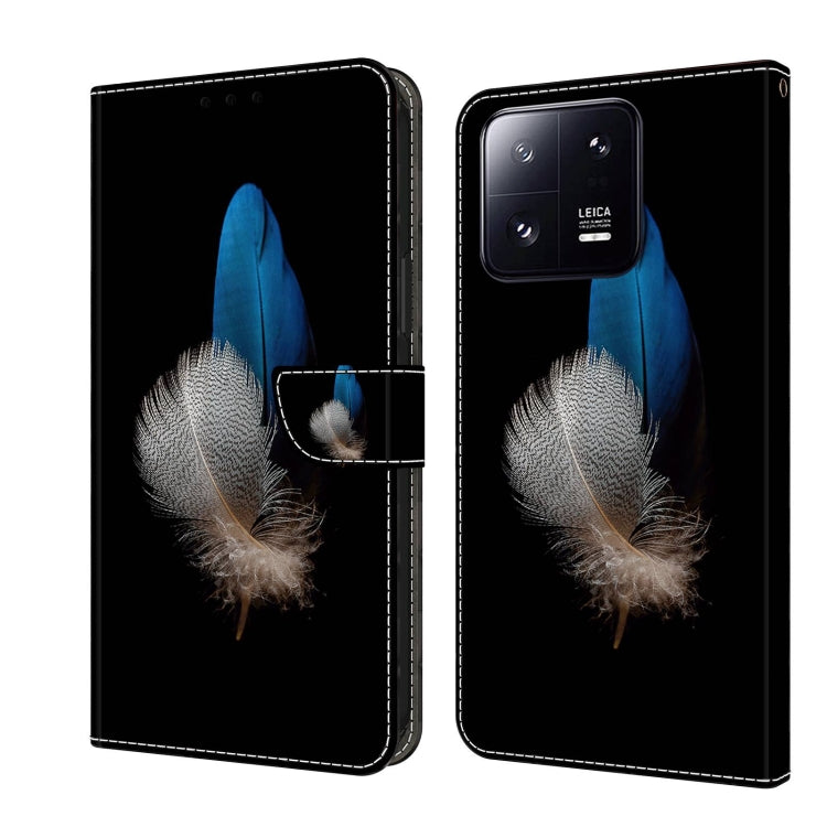 For Xiaomi 13 Pro Crystal 3D Shockproof Protective Leather Phone Case(Two Branches) - free shipping - PMC TechLife - Order now!