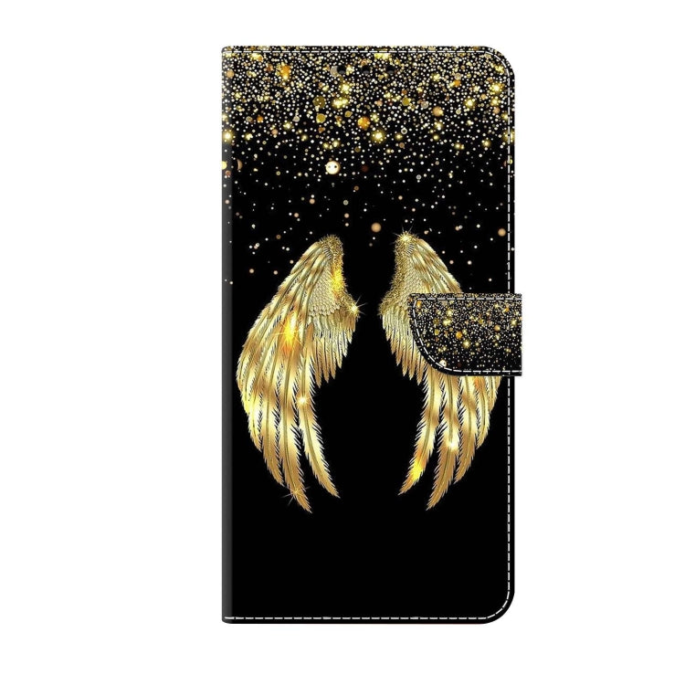 For Samsung Galaxy A21s Crystal 3D Shockproof Protective Leather Phone Case(Golden Wings) - free shipping - PMC TechLife - Order now!