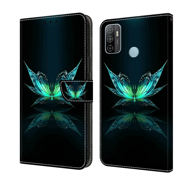 For Samsung Galaxy A33 5G Crystal 3D Shockproof Protective Leather Phone Case(Reflection Dutterfly) - free shipping - PMC TechLife - Order now!