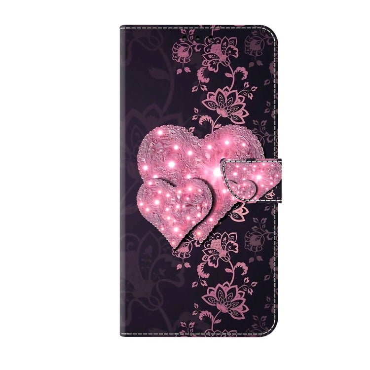 For Samsung Galaxy A33 5G Crystal 3D Shockproof Protective Leather Phone Case(Lace Love) - free shipping - PMC TechLife - Order now!