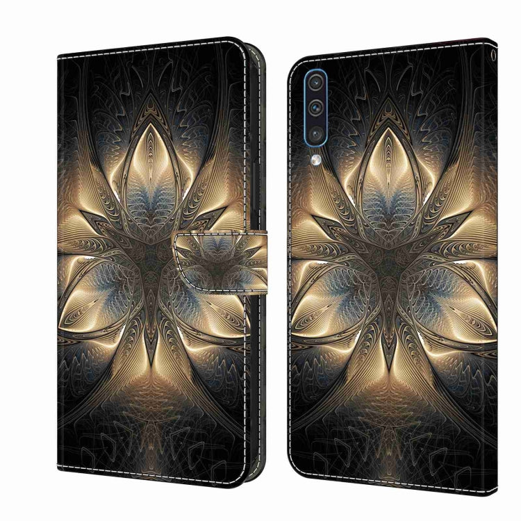 For Samsung Galaxy A50 Crystal 3D Shockproof Protective Leather Phone Case(Luminous Building) - free shipping - PMC TechLife - Order now!