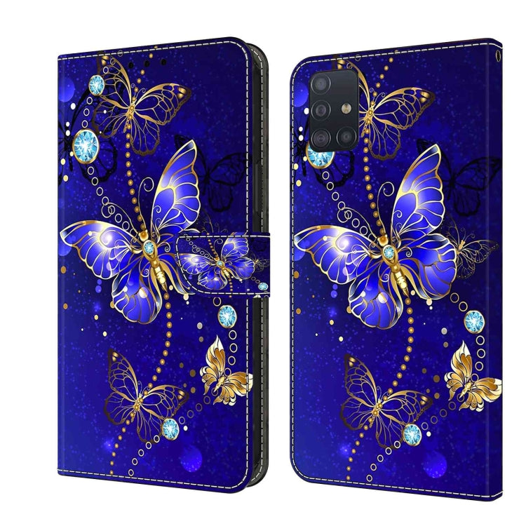 For Samsung Galaxy A51 4G Crystal 3D Shockproof Protective Leather Phone Case(Diamond Butterfly) - free shipping - PMC TechLife - Order now!