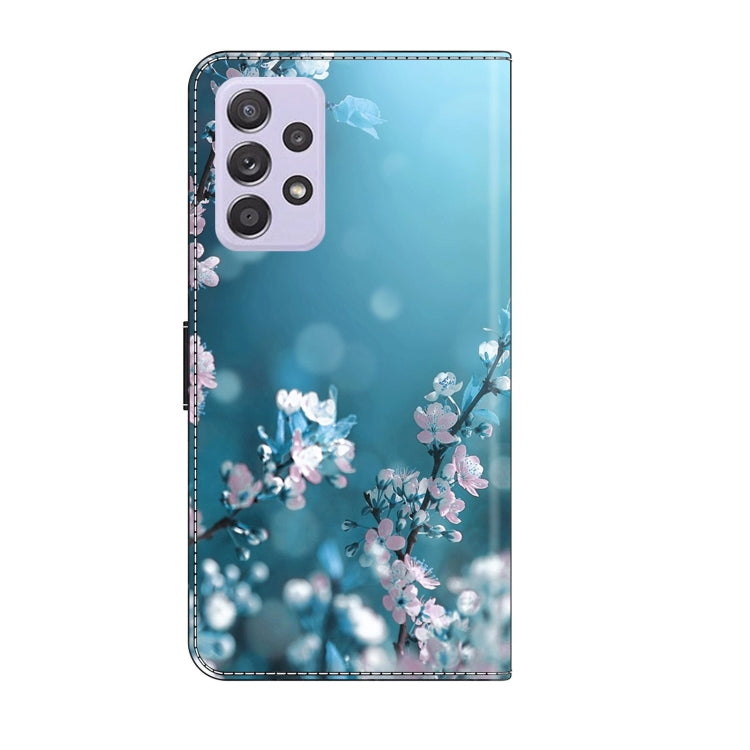 For Samsung Galaxy A52 / A52s 5G Crystal 3D Shockproof Protective Leather Phone Case(Plum Flower) - free shipping - PMC TechLife - Order now!