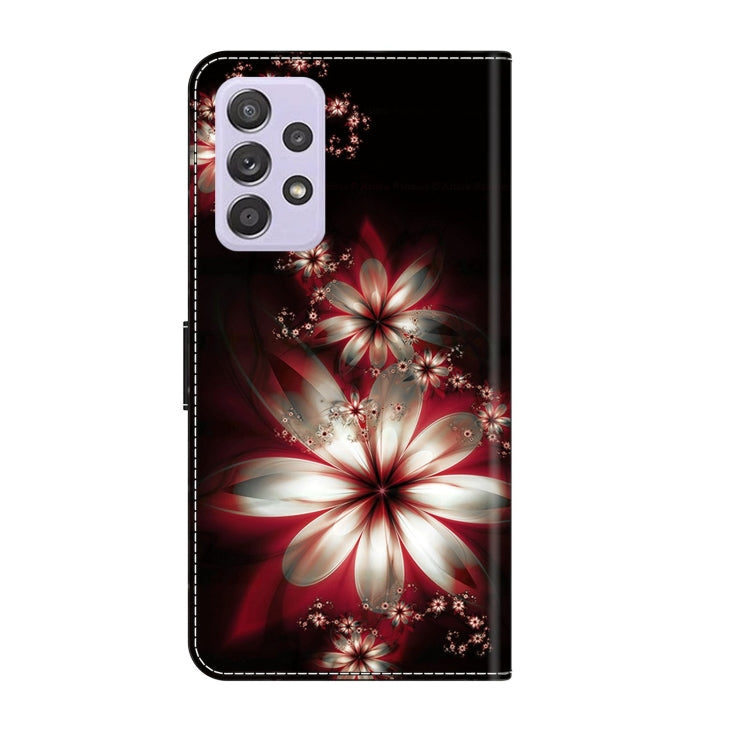 For Samsung Galaxy A52 / A52s 5G Crystal 3D Shockproof Protective Leather Phone Case(Fantastic Flower) - free shipping - PMC TechLife - Order now!