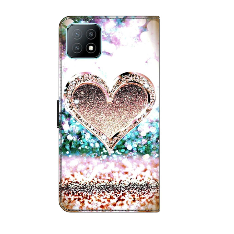 For Samsung Galaxy A53 Crystal 3D Shockproof Protective Leather Phone Case(Pink Diamond Heart) - free shipping - PMC TechLife - Order now!