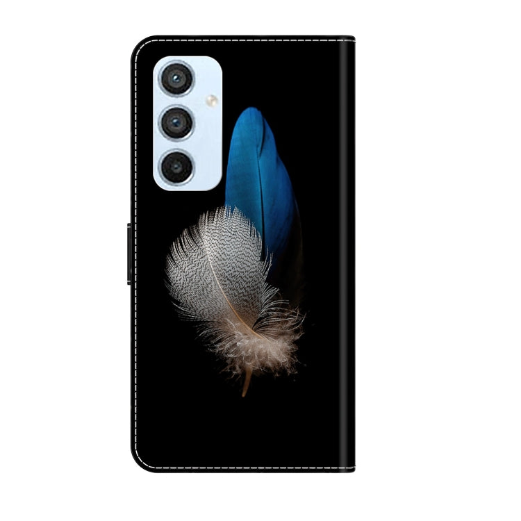 For Samsung Galaxy A54 5G Crystal 3D Shockproof Protective Leather Phone Case(Two Branches) - free shipping - PMC TechLife - Order now!