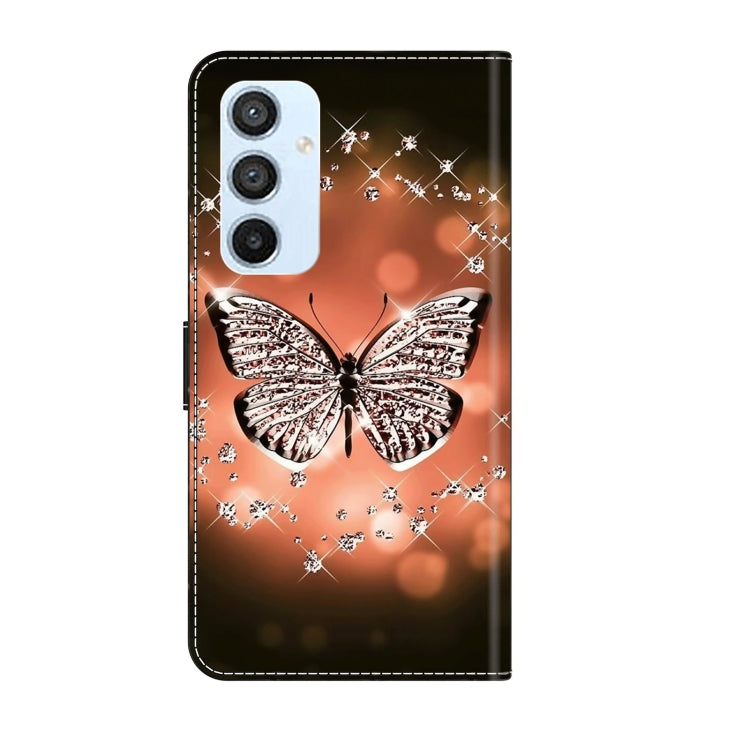 For Samsung Galaxy A54 5G Crystal 3D Shockproof Protective Leather Phone Case(Crystal Butterfly) - free shipping - PMC TechLife - Order now!