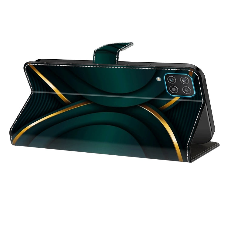 For Samsung Galaxy A71 4G Crystal 3D Shockproof Protective Leather Phone Case(Gold Outline) - free shipping - PMC TechLife - Order now!