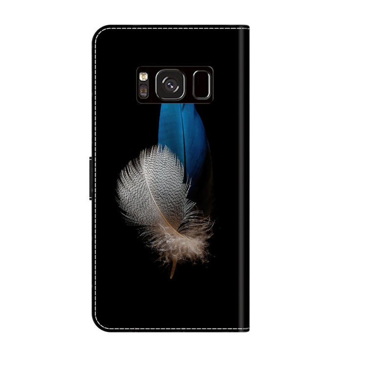 For Samsung Galaxy S8 Crystal 3D Shockproof Protective Leather Phone Case(Two Branches) - free shipping - PMC TechLife - Order now!