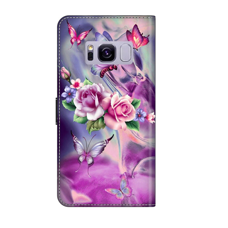 For Samsung Galaxy S8+ Crystal 3D Shockproof Protective Leather Phone Case(Butterfly) - free shipping - PMC TechLife - Order now!