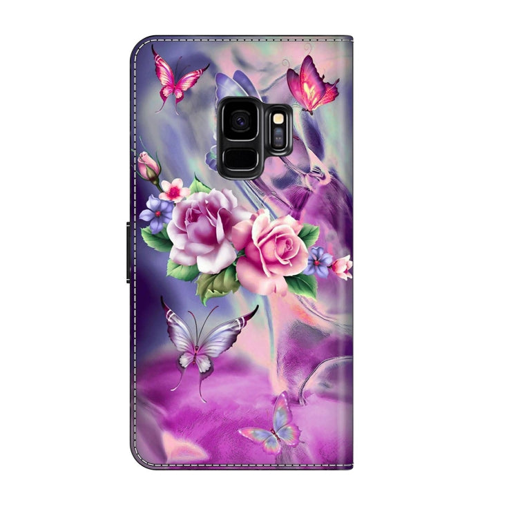 For Samsung Galaxy S9 Crystal 3D Shockproof Protective Leather Phone Case(Butterfly) - free shipping - PMC TechLife - Order now!