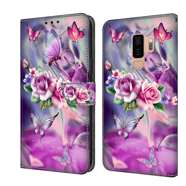 For Samsung Galaxy S9+ Crystal 3D Shockproof Protective Leather Phone Case(Butterfly) - free shipping - PMC TechLife - Order now!