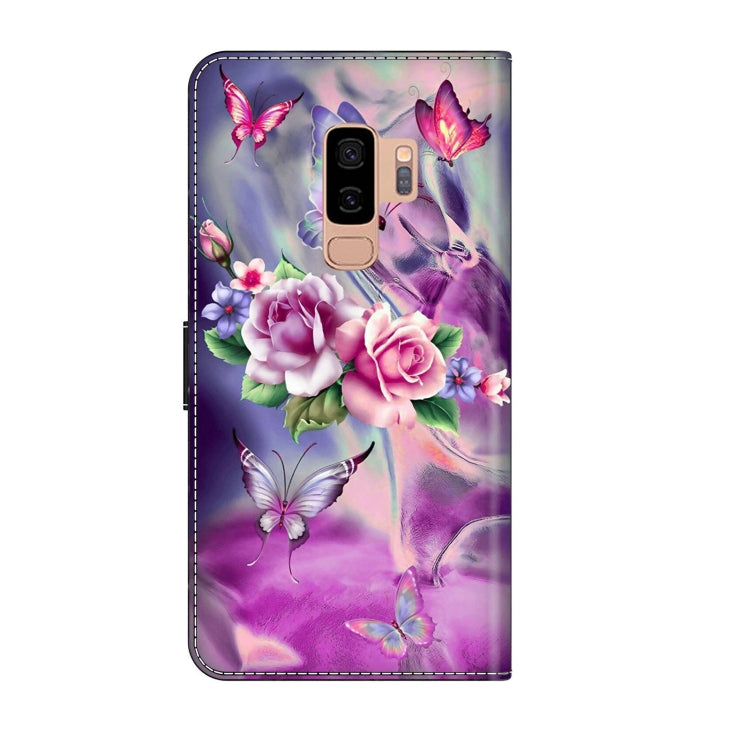 For Samsung Galaxy S9+ Crystal 3D Shockproof Protective Leather Phone Case(Butterfly) - free shipping - PMC TechLife - Order now!