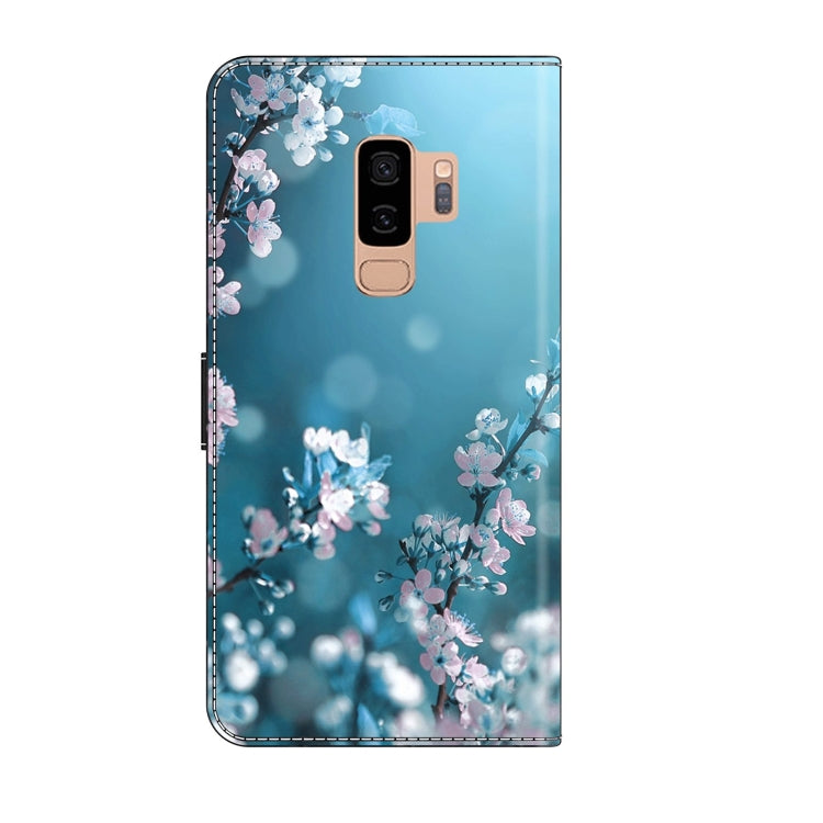 For Samsung Galaxy S9+ Crystal 3D Shockproof Protective Leather Phone Case(Plum Flower) - free shipping - PMC TechLife - Order now!