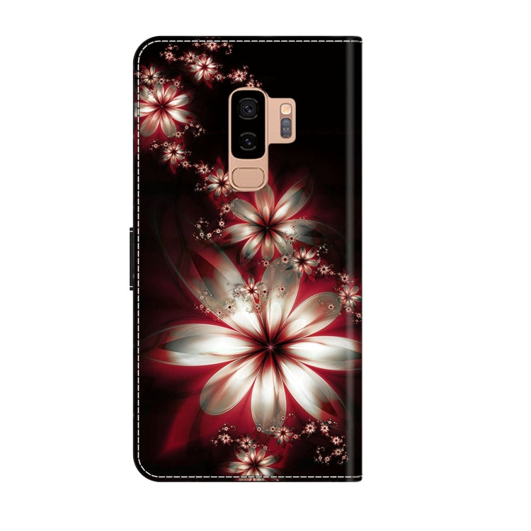 For Samsung Galaxy S9+ Crystal 3D Shockproof Protective Leather Phone Case(Fantastic Flower) - free shipping - PMC TechLife - Order now!