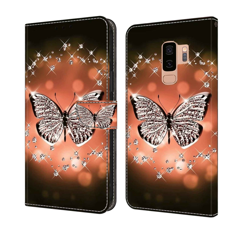 For Samsung Galaxy S9+ Crystal 3D Shockproof Protective Leather Phone Case(Crystal Butterfly) - free shipping - PMC TechLife - Order now!