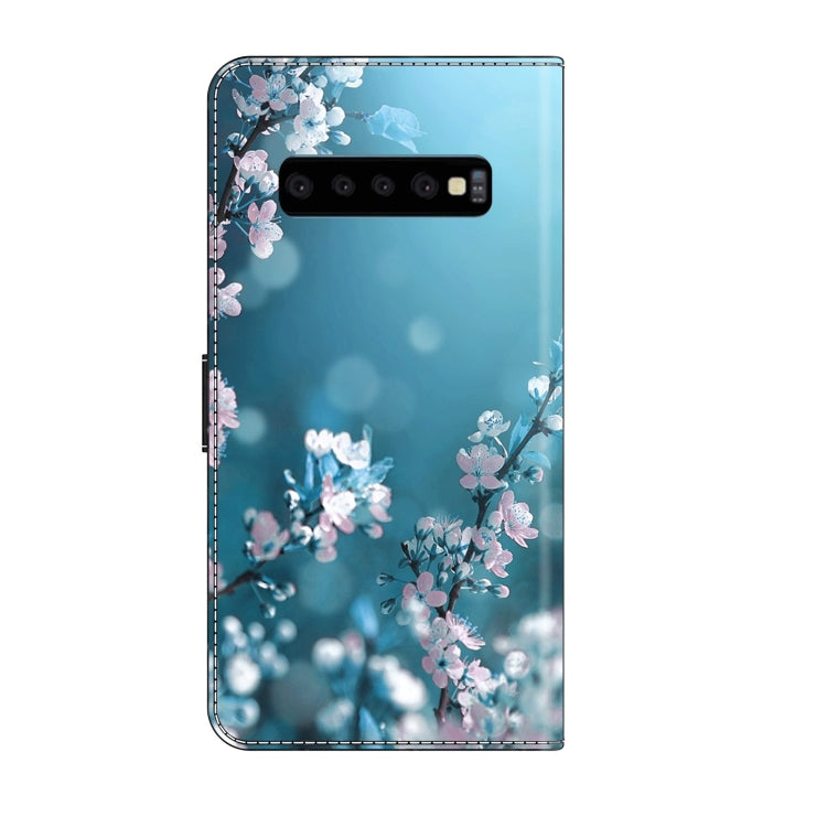 For Samsung Galaxy S10 Crystal 3D Shockproof Protective Leather Phone Case(Plum Flower) - free shipping - PMC TechLife - Order now!