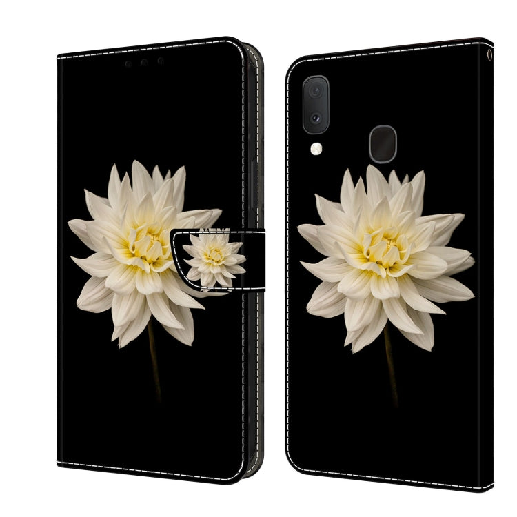 For Samsung Galaxy S10e Crystal 3D Shockproof Protective Leather Phone Case(White Flower) - free shipping - PMC TechLife - Order now!