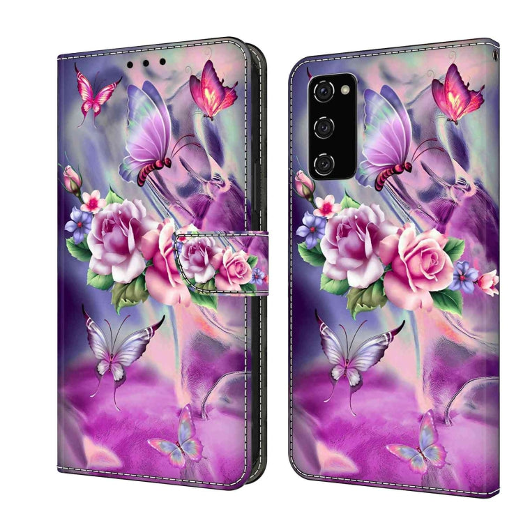 For Samsung Galaxy S20 FE Crystal 3D Shockproof Protective Leather Phone Case(Butterfly) - free shipping - PMC TechLife - Order now!