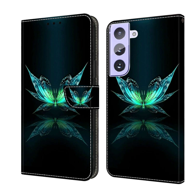 For Samsung Galaxy S21+ Crystal 3D Shockproof Protective Leather Phone Case(Reflection Dutterfly) - free shipping - PMC TechLife - Order now!