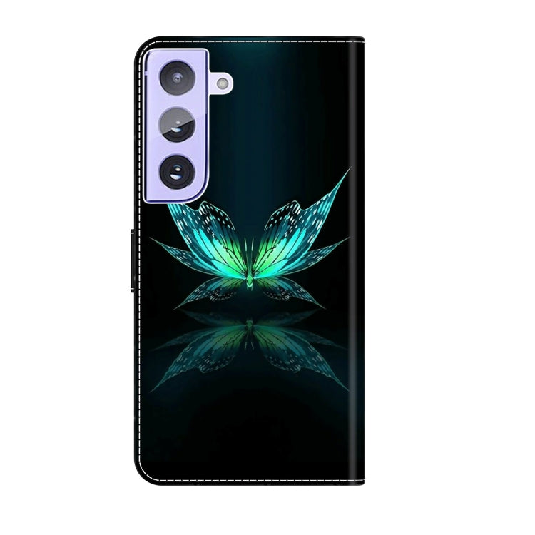 For Samsung Galaxy S21+ Crystal 3D Shockproof Protective Leather Phone Case(Reflection Dutterfly) - free shipping - PMC TechLife - Order now!