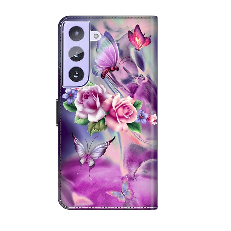 For Samsung Galaxy S21+ Crystal 3D Shockproof Protective Leather Phone Case(Butterfly) - free shipping - PMC TechLife - Order now!