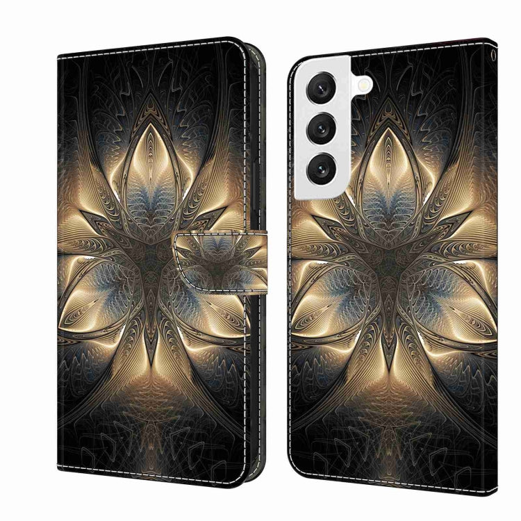 For Samsung Galaxy S22 Crystal 3D Shockproof Protective Leather Phone Case(Luminous Building) - free shipping - PMC TechLife - Order now!