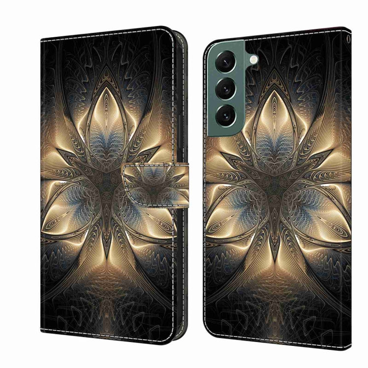 For Samsung Galaxy S22+ Crystal 3D Shockproof Protective Leather Phone Case(Luminous Building) - free shipping - PMC TechLife - Order now!