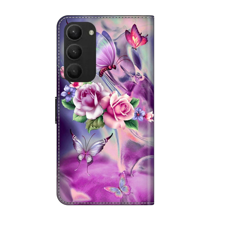 For Samsung Galaxy S23+ Crystal 3D Shockproof Protective Leather Phone Case(Butterfly) - free shipping - PMC TechLife - Order now!