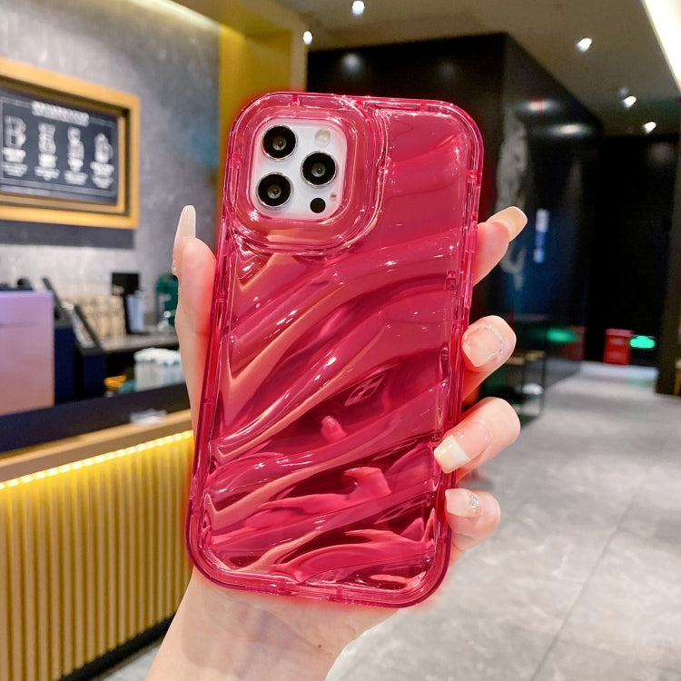 For iPhone 14 Plus Laser Sequin Waves TPU Phone Case(Red) - free shipping - PMC TechLife - Order now!