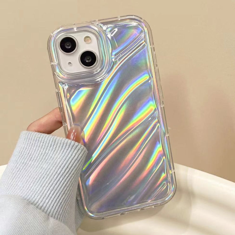 For iPhone 11 Laser Sequin Waves TPU Phone Case(Transparent) - free shipping - PMC TechLife - Order now!