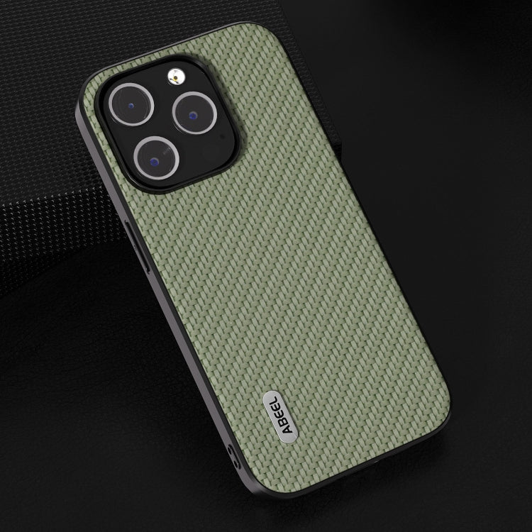For iPhone 15 Pro Max ABEEL Carbon Fiber Texture Protective Phone Case(Green) - free shipping - PMC TechLife - Order now!