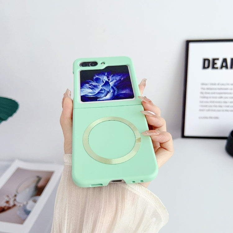 For Samsung Galaxy Z Flip5 Skin Feel Magsafe Magnetic Shockproof PC Phone Case(Green) - Galaxy Z Flip5 Cases by PMC TechLife | Online Shopping South Africa | PMC TechLife