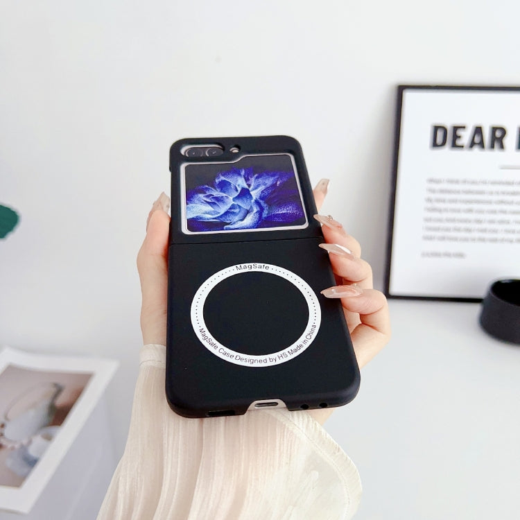 For Samsung Galaxy Z Flip5 Skin Feel Magsafe Magnetic Shockproof PC Phone Case(Black) - free shipping - PMC TechLife - Order now!