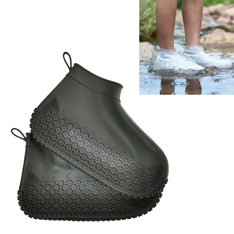 Silicone Non-slip Thickened Wear-resistant Waterproof Shoe Boots Cover, Size:M(Black) - Rainshoes & Shoe Covers by PMC TechLife | Online Shopping South Africa | PMC TechLife | Buy Now Pay Later Mobicred