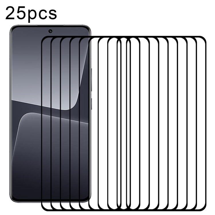 For Xiaomi 13 Pro 25pcs Full Glue 3D Curved Edge Full Screen Tempered Glass Film - 13 Pro Tempered Glass by PMC TechLife | Online Shopping South Africa | PMC TechLife