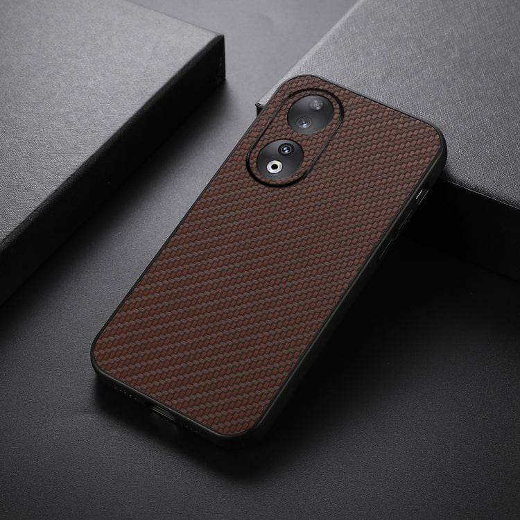 For Honor 90 Carbon Fiber Texture Shockproof Phone Case(Brown) - free shipping - PMC TechLife - Order now!
