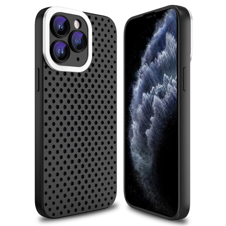 For iPhone 11 Pro Hollow Heat Dissipation TPU Phone Case(Black) - free shipping - PMC TechLife - Order now!
