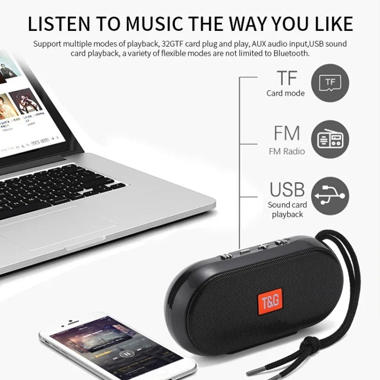 T&G TG179 Outdoor Multifunctional Wireless Bluetooth Speaker Support USB / TF / FM(Red) - Mini Speaker by T&G | Online Shopping South Africa | PMC TechLife | Buy Now Pay Later Mobicred