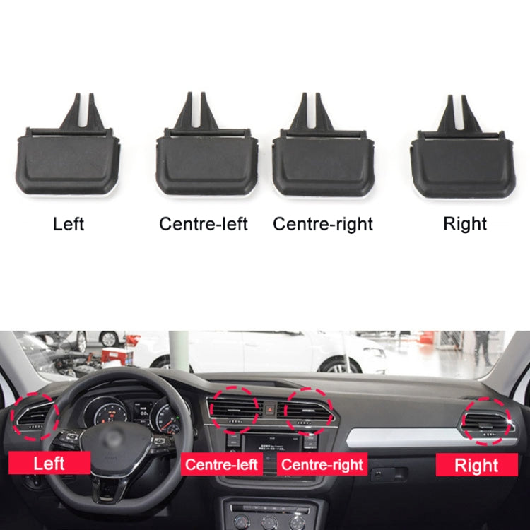 For Volkswagen Tiguan L 17-21 Car Air Conditioning Air Outlet Paddle, Left Driving(Left Side) - Air Conditioning System by PMC TechLife | Online Shopping South Africa | PMC TechLife