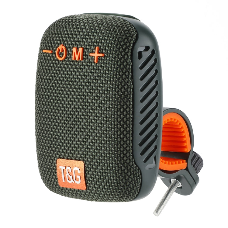 T&G TG-392 Outdoor Bicycle TWS Wireless Bluetooth IPX5 Waterproof Speaker(Dark Green) - Waterproof Speaker by T&G | Online Shopping South Africa | PMC TechLife | Buy Now Pay Later Mobicred