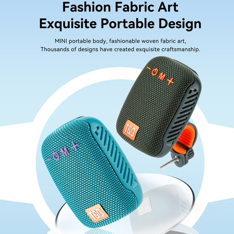 T&G TG-392 Outdoor Bicycle TWS Wireless Bluetooth IPX5 Waterproof Speaker(Dark Green) - Waterproof Speaker by T&G | Online Shopping South Africa | PMC TechLife | Buy Now Pay Later Mobicred