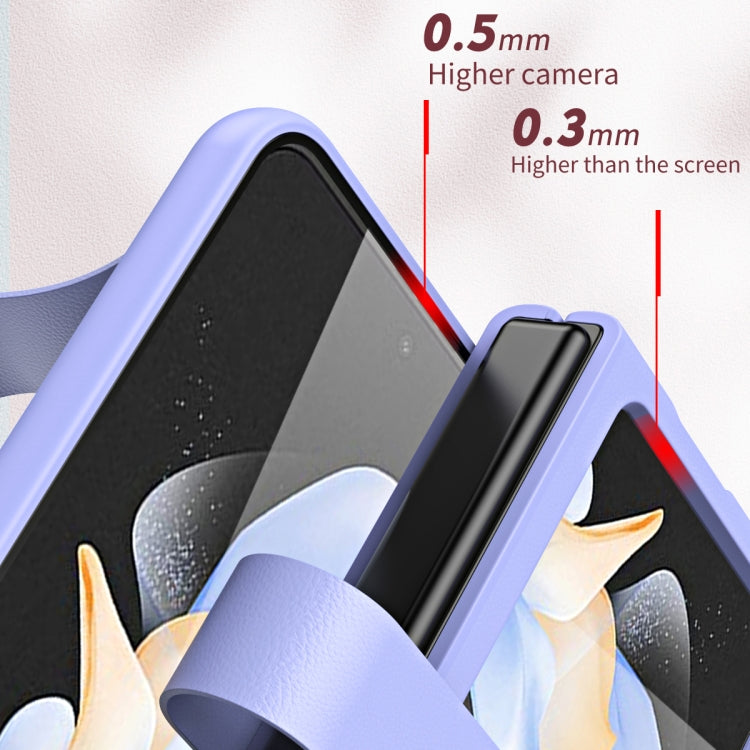 For Samsung Galaxy Z Flip5 Hand Strap Type Leather Phone Case(Pink) - free shipping - PMC TechLife - Order now!