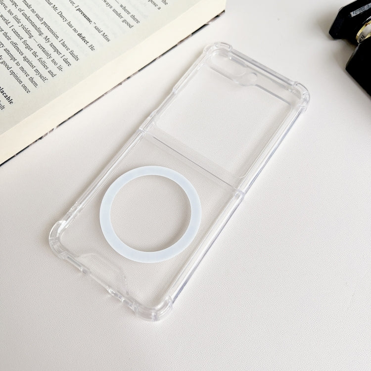 For Samsung Galaxy Z Flip5 5G Magsafe Magnetic Transparent Shockproof Phone Case - Galaxy Z Flip5 Cases by PMC TechLife | Online Shopping South Africa | PMC TechLife