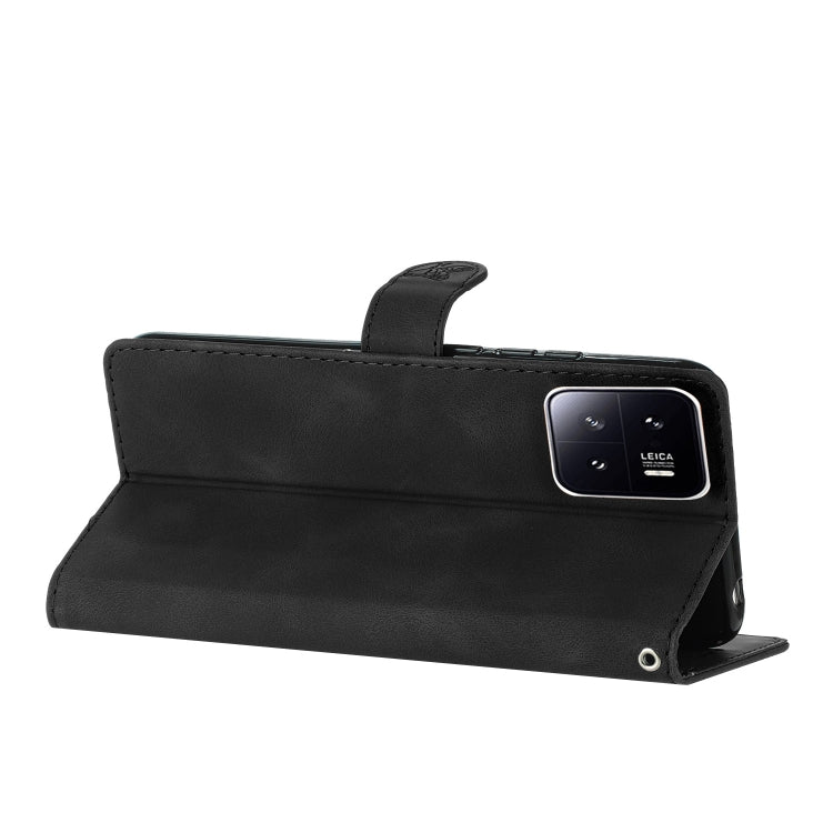 For Xiaomi 13 Pro Flower Butterfly Embossing Pattern Leather Phone Case(Black) - free shipping - PMC TechLife - Order now!